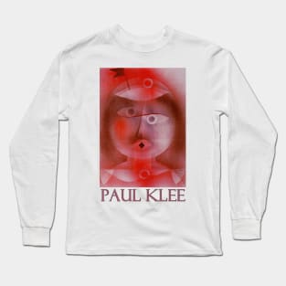 The Mask with the Little Flag by Paul Klee Long Sleeve T-Shirt